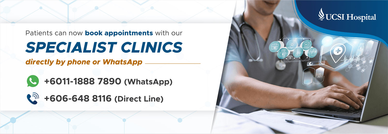 Direct Line for Specialist Clinics_Web Banner_EN