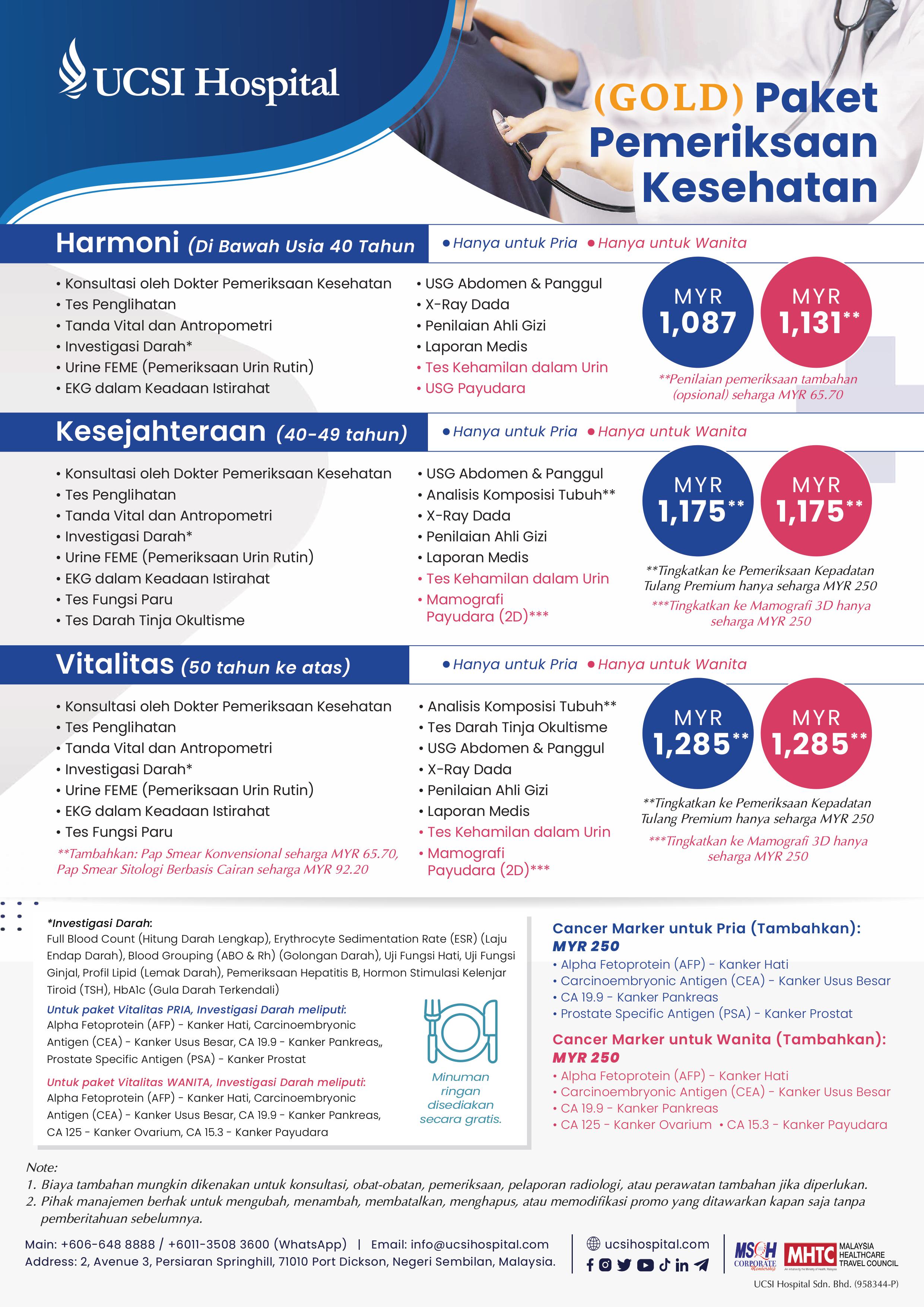 Paket Pemeriksaan Kesehatan