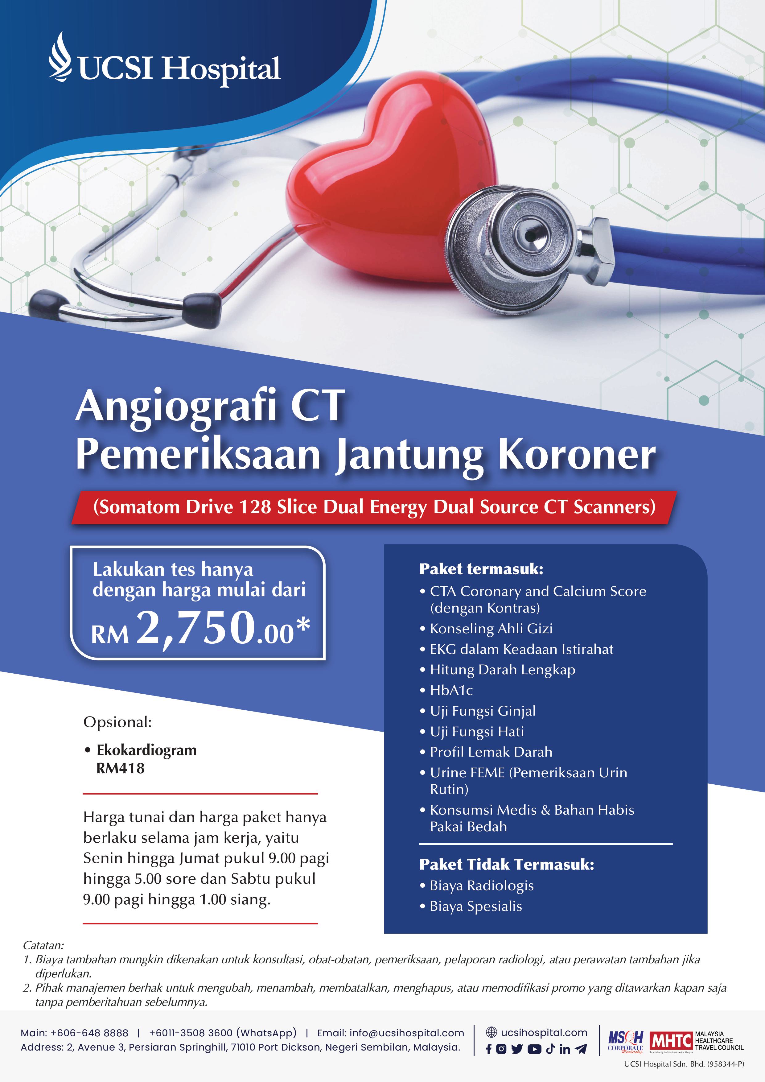 Angiografi CT Pemeriksaan Jantung Koroner
